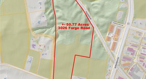 3026 Forge JCC Tax Parcel Map 50.77 Acres